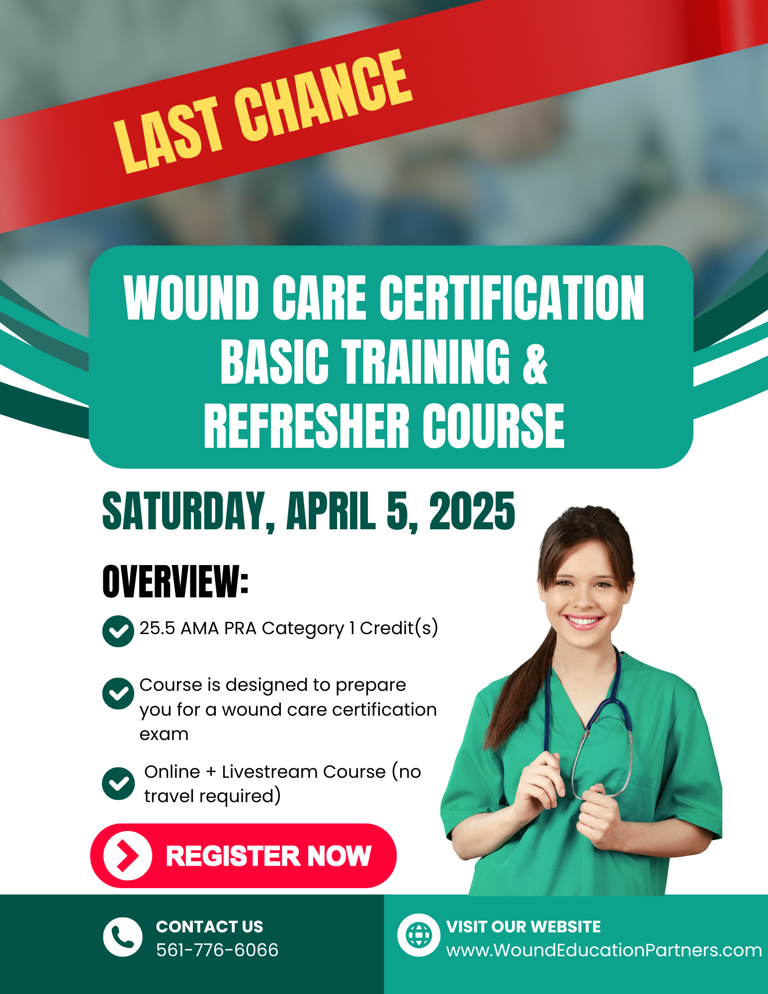 Wound Care Prep Course Flyer 7
